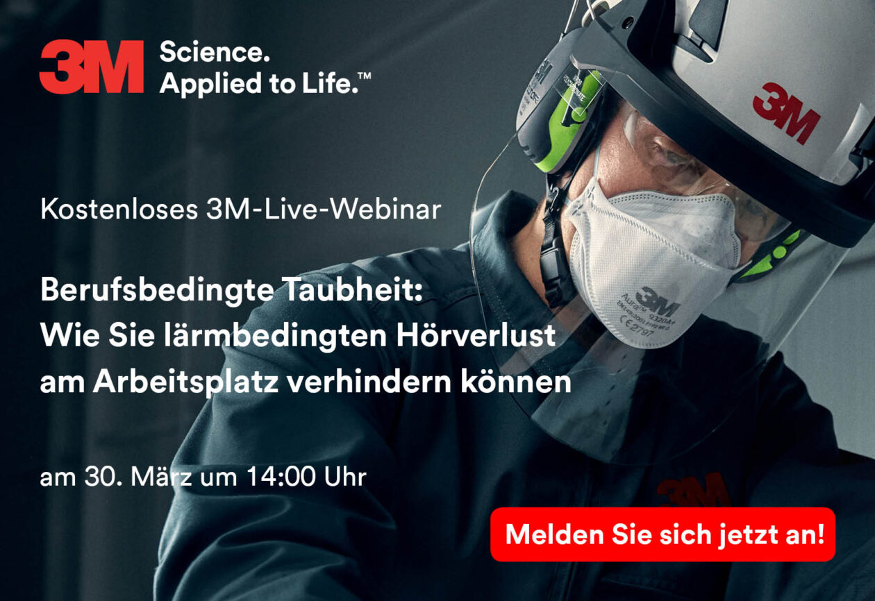 Live-Webinar: Berufsbedingte Taubheit