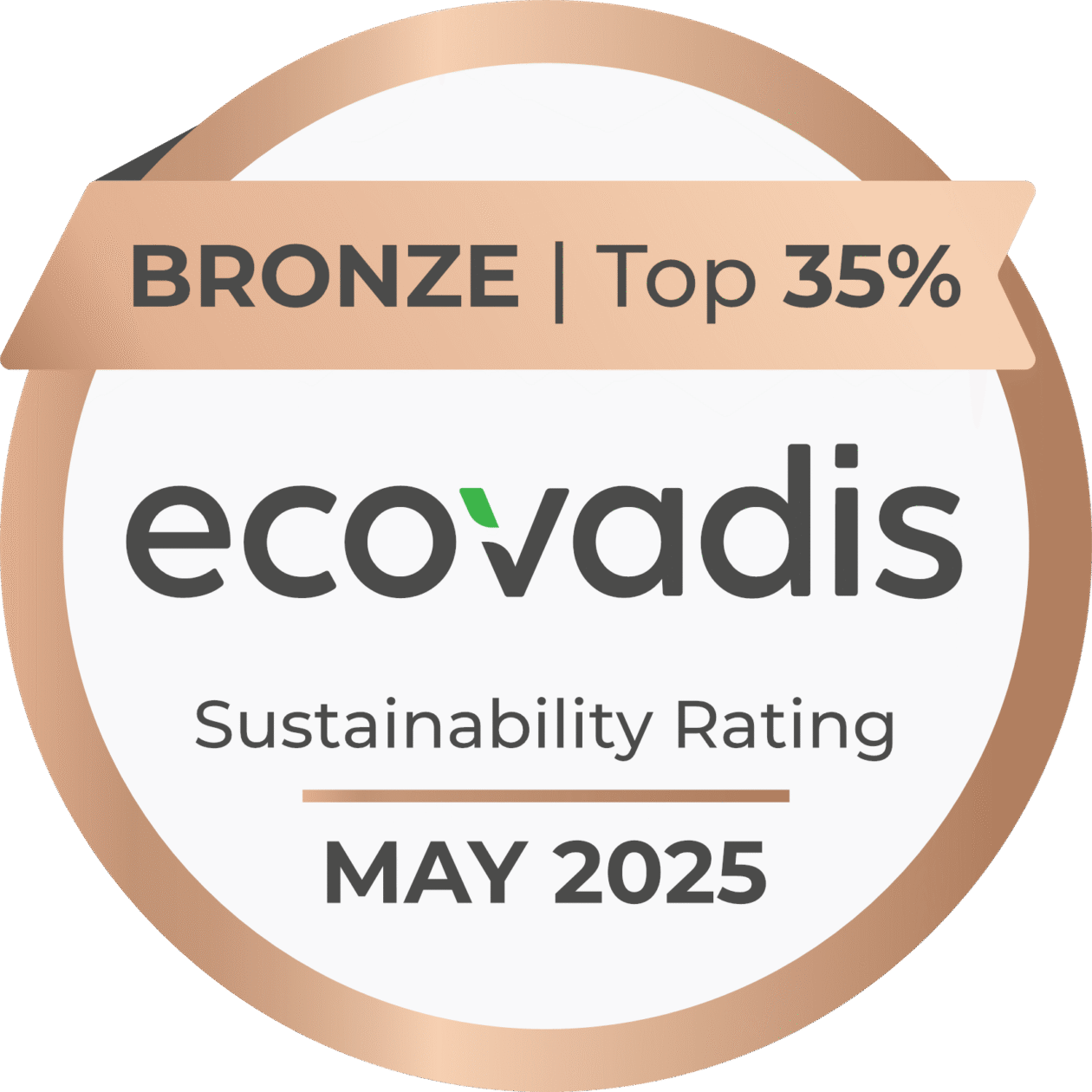 Bronzemedaille von EcoVadis