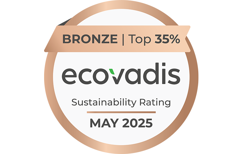 EcoVadis Bronze Medaille 2025
